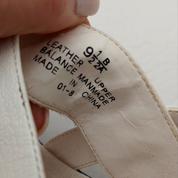 Easy Spirit Woodley White Women's Size 9 1/2 9.5 M Casual Sandles Kashi Kid - Picture 9 of 12